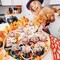 48 PCS Edible Pumpkin Cupcake Toppers Wafer Paper Pink Pumpkin Fall Theme